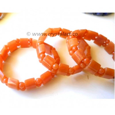 Red-Carnilian Gemstone Bracelets